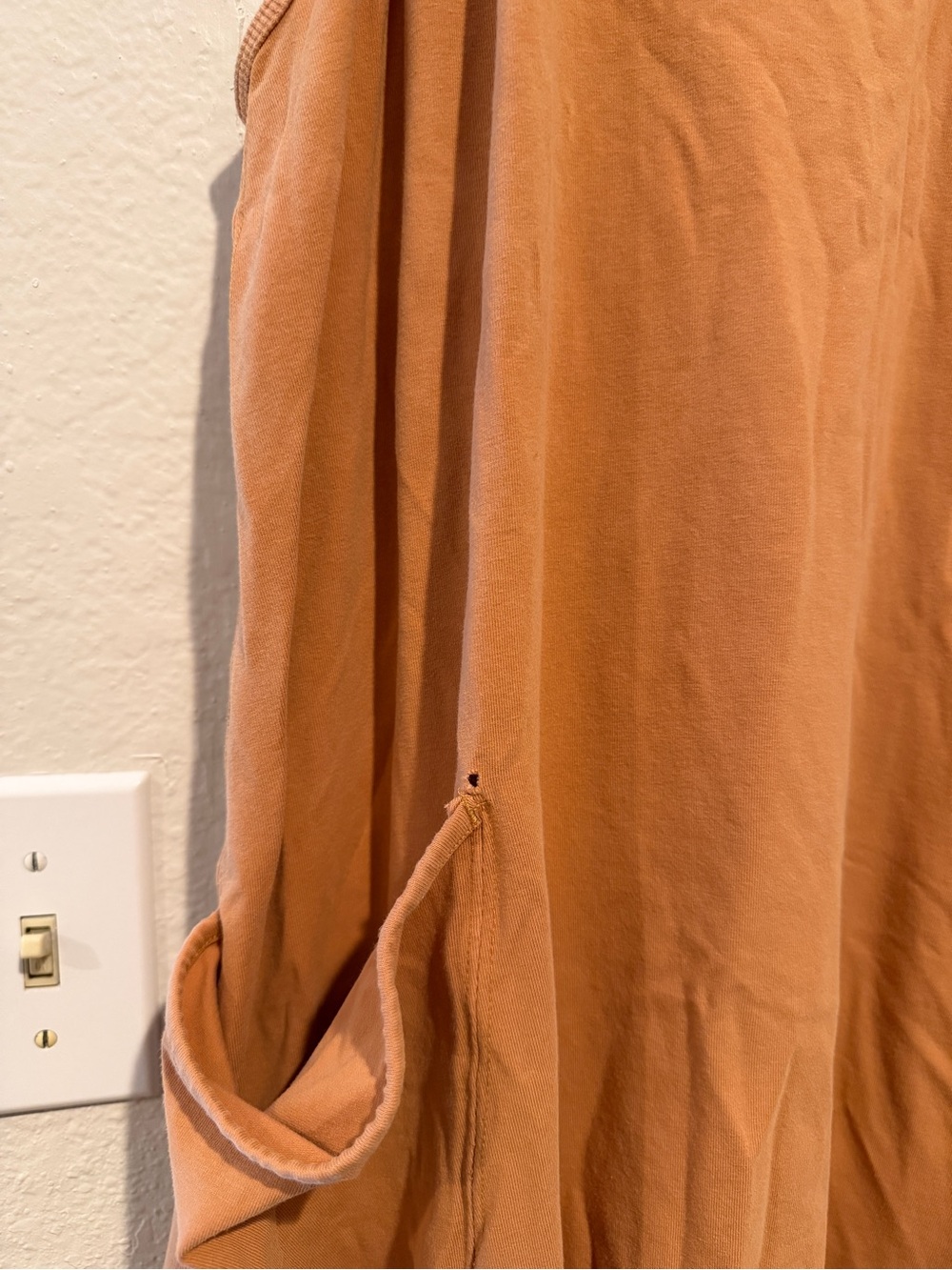 Free People Rust Orange Casual Spaghetti-Strap Jumpsuit - Picture 4 of 4